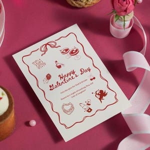 Elegant Galentine&#39;s Day Invitation Template (Digital Download)