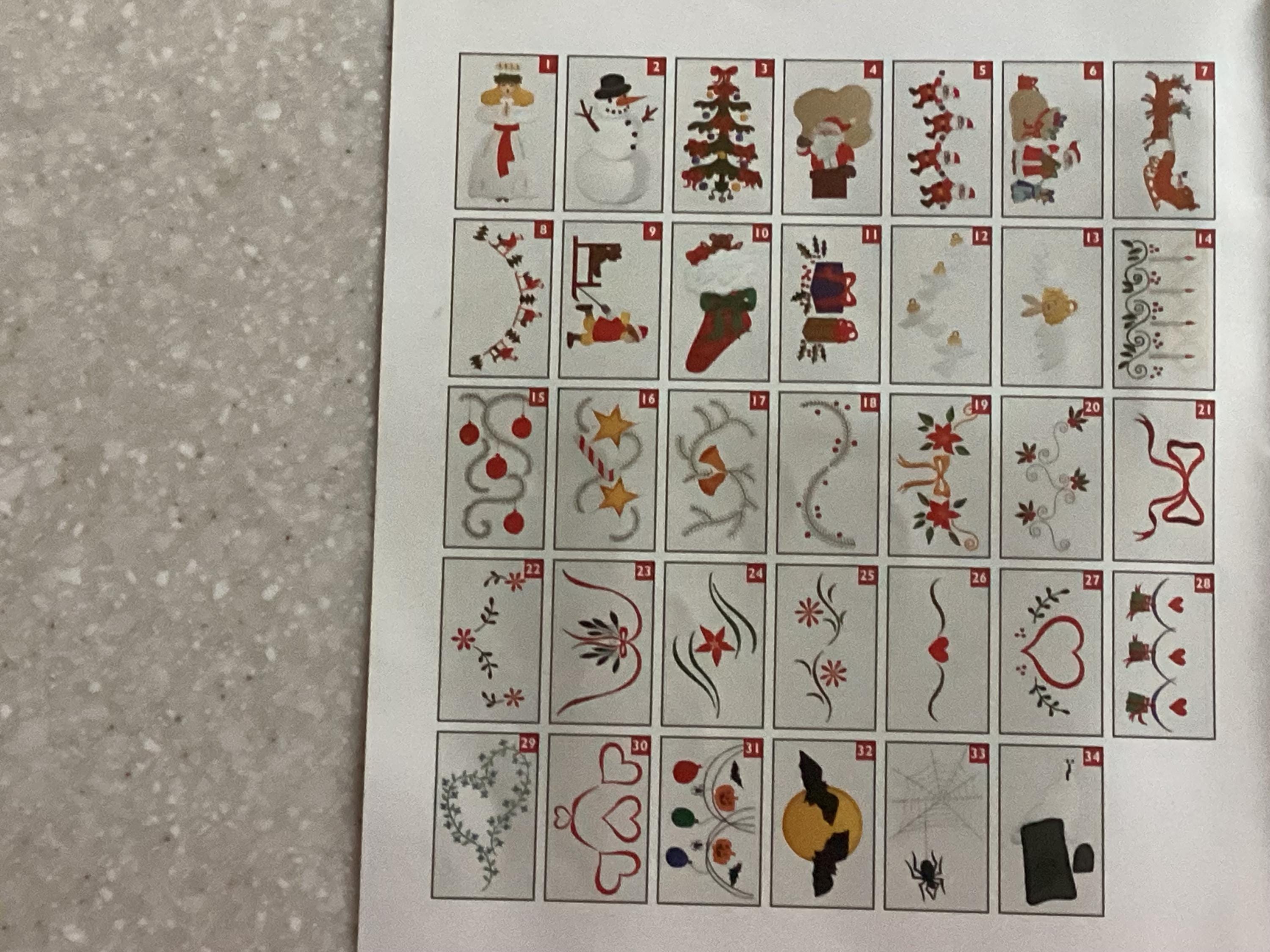刺繍デザイン #18、ハスクバーナ・バイキング、ホリデー。デザイン 