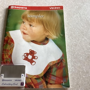 Stickmuster, Stickdatei Husqvarna Viking #1, Sampler. Design Karte und Booklet.  Für den Einsatz auf Husqvarna Viking Embroidery Machines Rose, #1+, 1250,