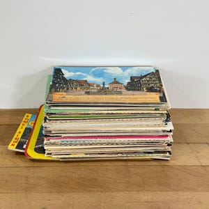 60s - 80s Post Cards, Mostly USA Post Cards with Some from Germany and Canada, Unused