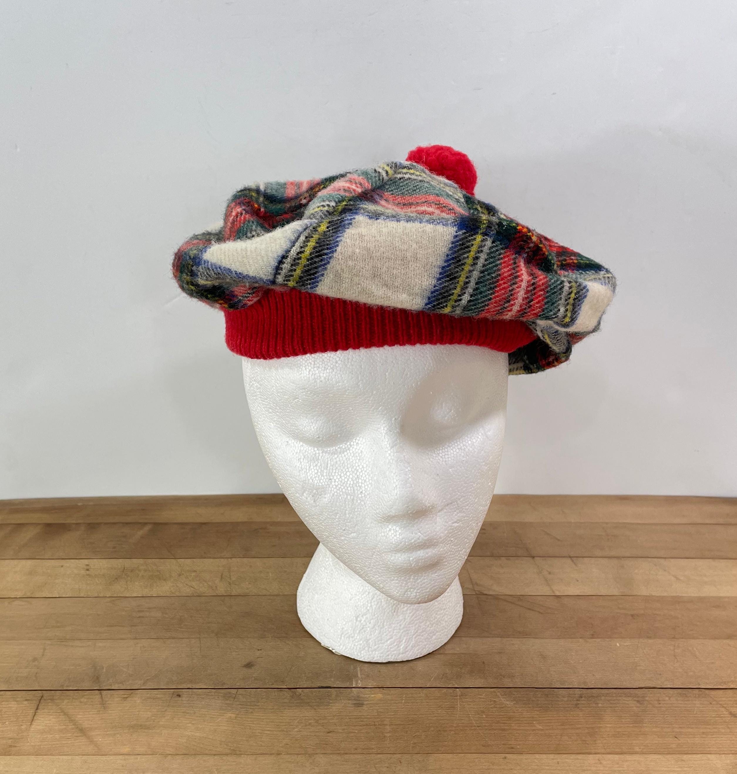 Newsboy Cap Golf Cap With Pom Pom Flat Cap Vintage Golf Hat With