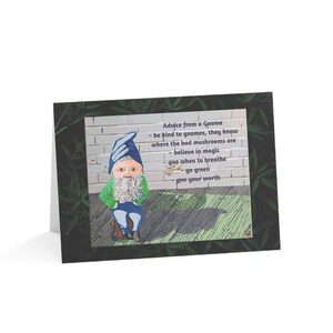 Grillige kabouterwenskaarten - 10, 30, 50 stuks, magische notitiekaarten, milieuvriendelijke kaarten, unieke kunstafdrukken, perfect voor GNOMIES