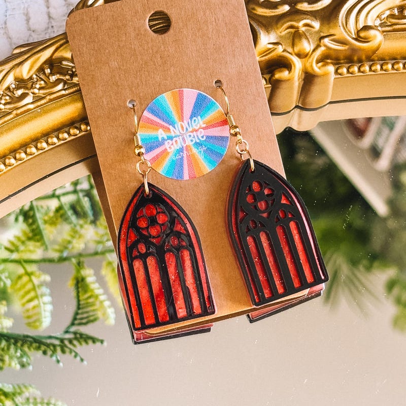 MANOR Gothic architecture earrings