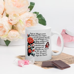 Tasse mit emotionalem Spruch – Bedeutsames Geschenk, um Mutterkind Bindung zu starken und wertzuschätzen, auch aus der Ferne