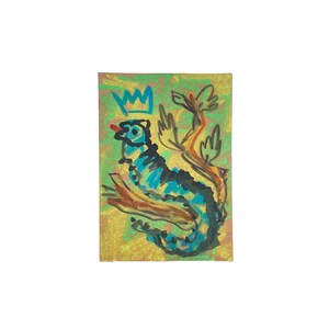 Caterpillar Palio di Siena Italie Dessin au pastel Oeuvre d'art de carte postale