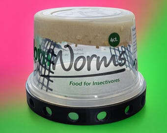 Elevador de contenedores para gusanos cuernos / Accesorios de alimentación para reptiles / Reposavasos para gusanos cuernos / Reptiles, insectos, comederos para insectos, herpes