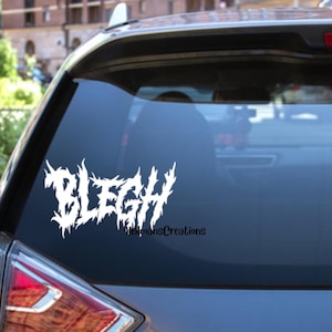 BLEGH ビニールデカール | メタルコア ゴス ステッカー