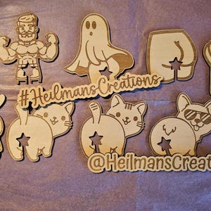 ORIGINELE DIGITALE brutale buit broodzak clip SVG | Lasergesneden bestand | Digitaal dossier, tasclip, Xtool, Glowforge