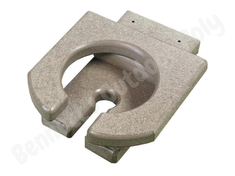 Pu&ograve; includere: Un porta bicchieri in plastica beige con due fori di montaggio. Il porta bicchieri &egrave; progettato per contenere una tazza o un bicchiere.