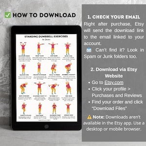 Standing Dumbbell Exercises for Seniors – 16 Illustrated Strength Training Printable