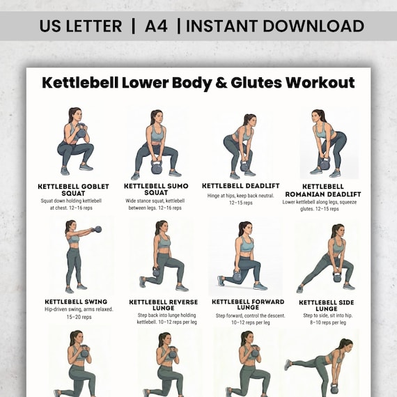 Glute Workout With Kettlebell: Build Stronger, Rounder Glutes Fast