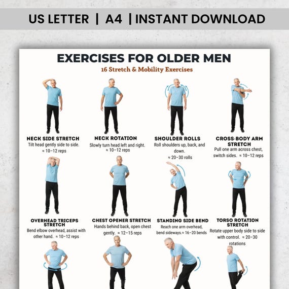Stretching Exercises For Men Over 60