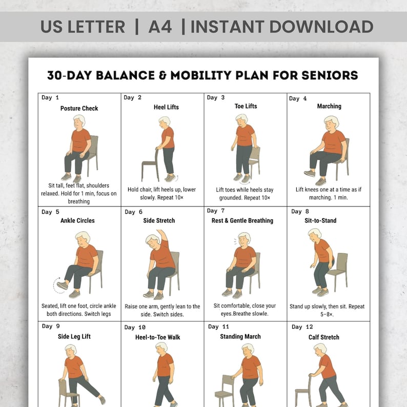 30 Day Balance And Mobility Exercises For Seniors Elderly Printable 30-day-balance-and-mobility-exercises-for-seniors-elderly-printable
