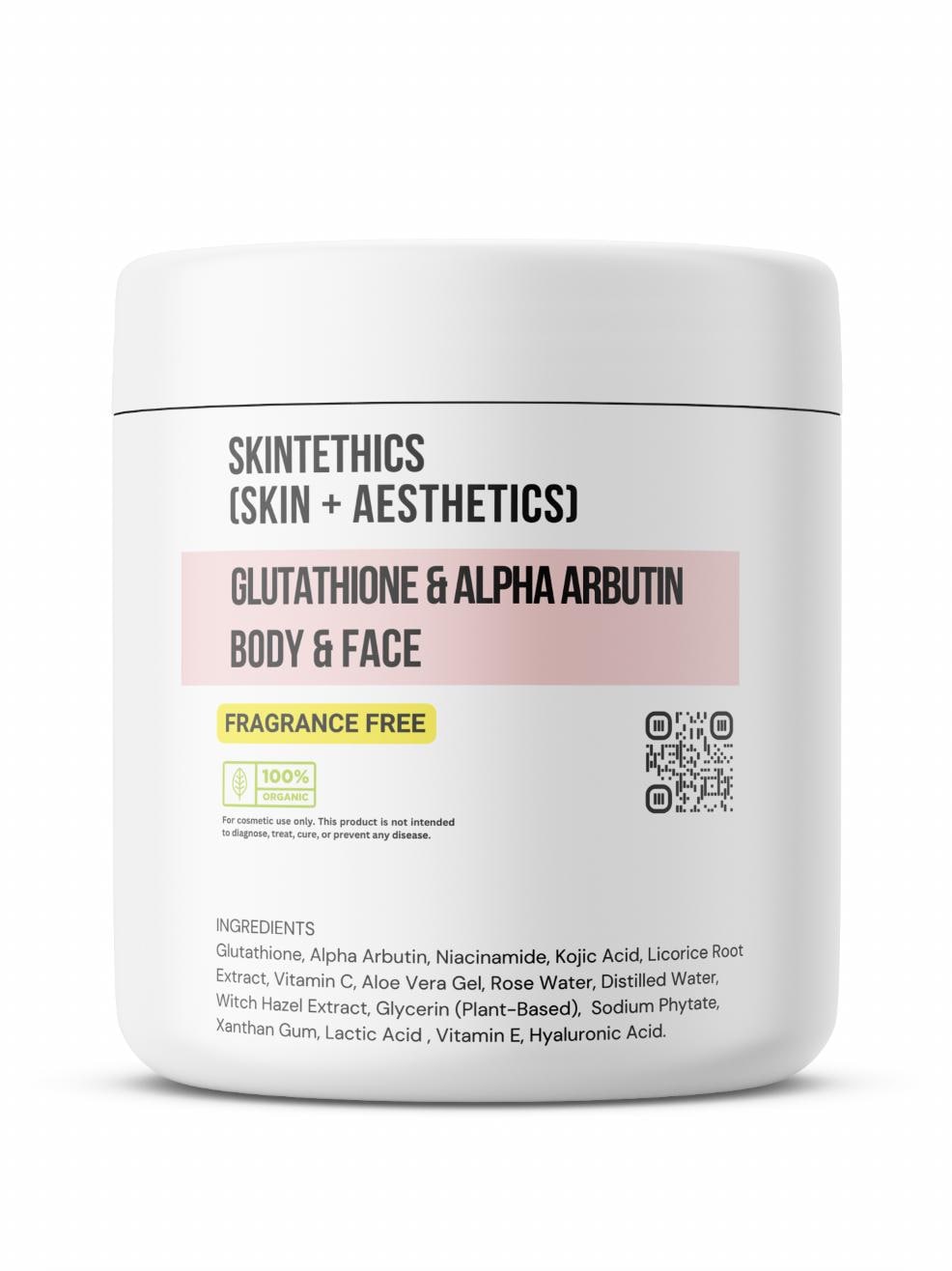 arbutin and glutathione Glutathione & Alpha Arbutin Body and Face Cream