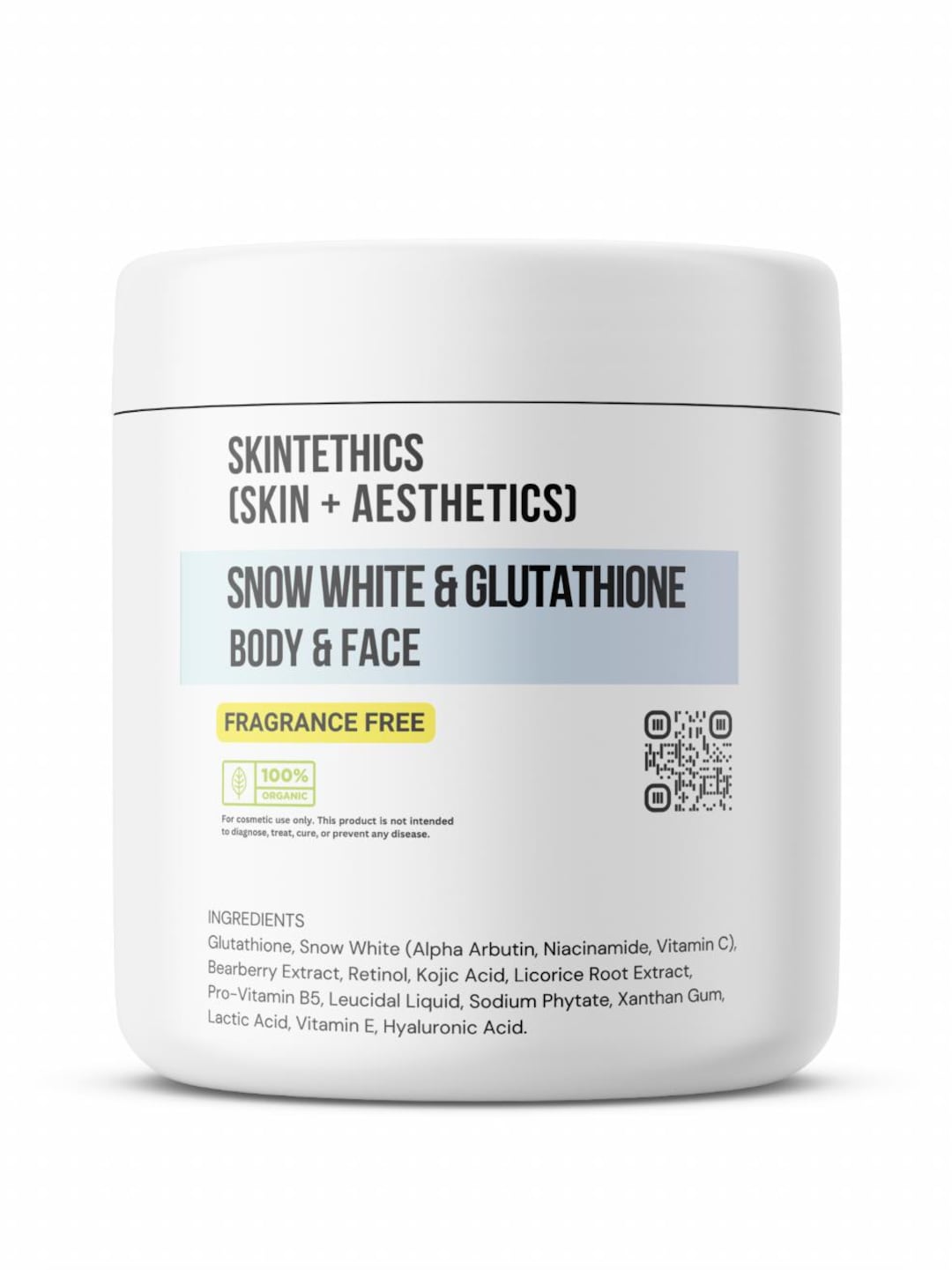 Snow White & Glutathione Body and Face Cream