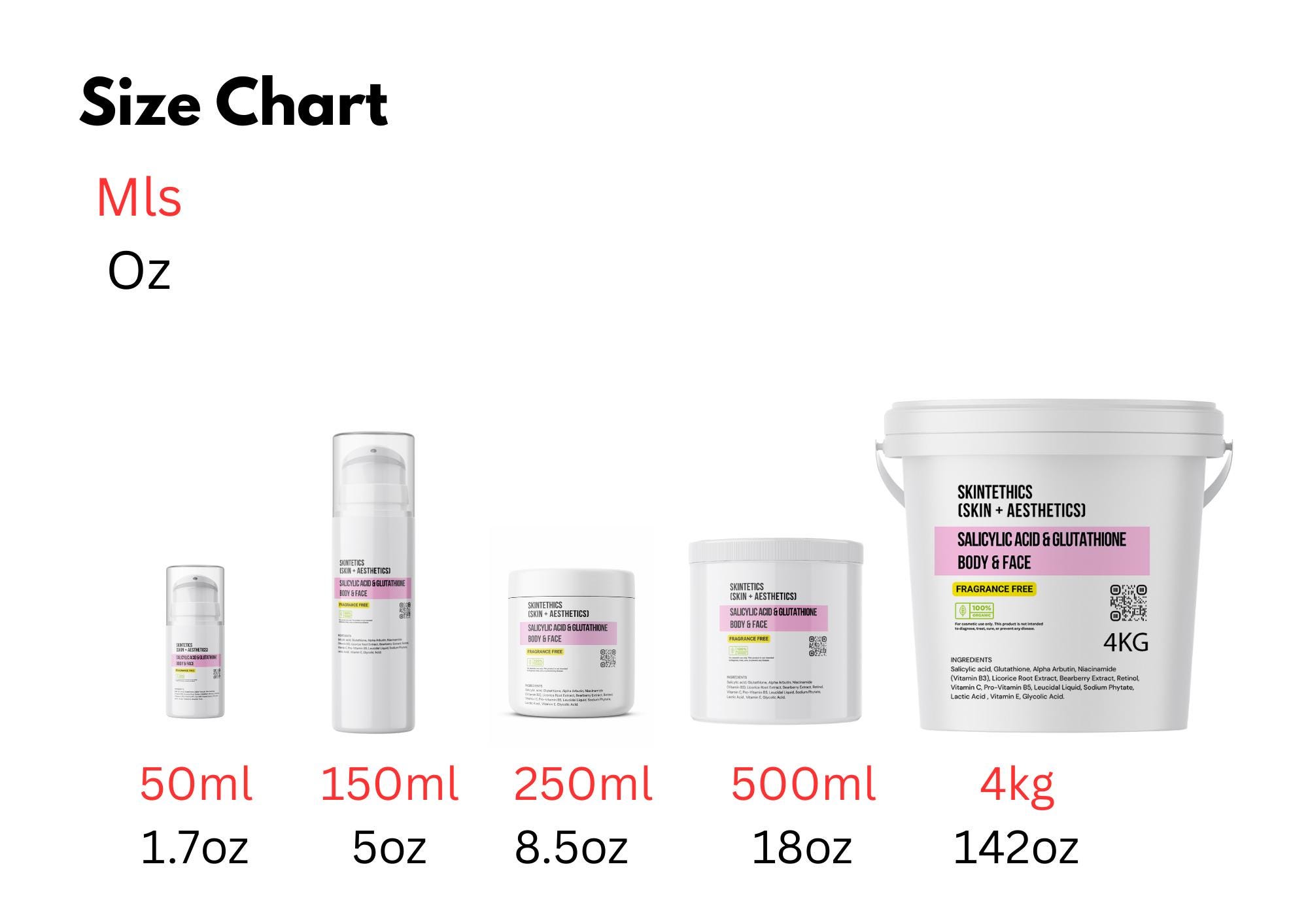 glutathione and salicylic acid together Salicylic Acid & Glutathione Body and Face Cream