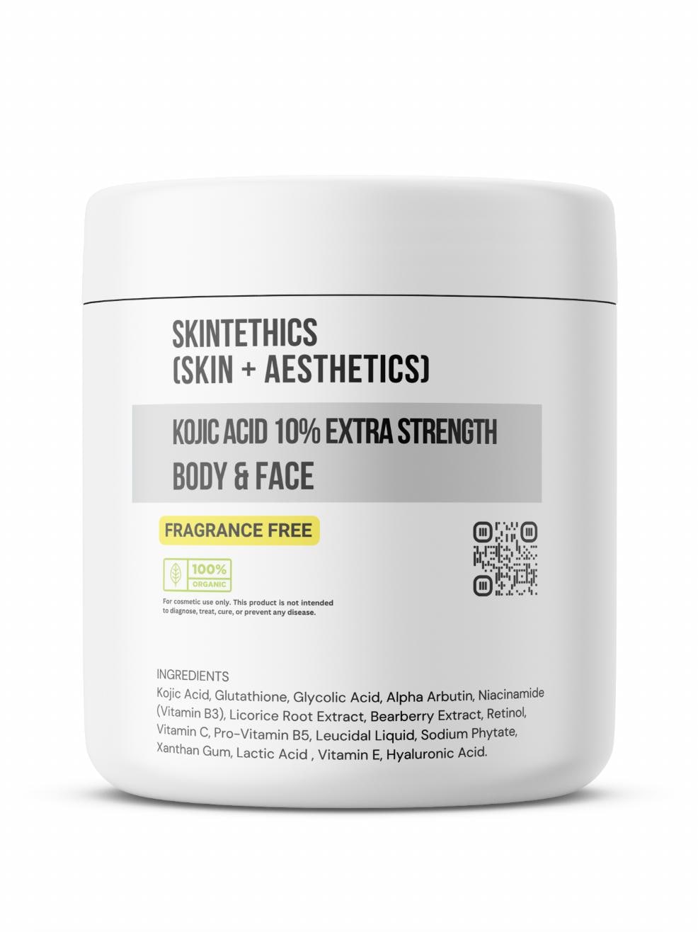 Kojic Acid 10% Extra Strength Body and Face Cream - Etsy