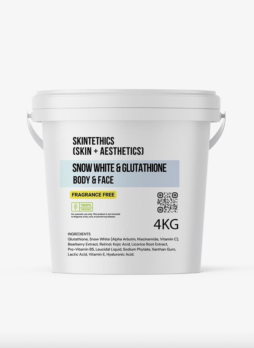 white skin glutathione Snow White & Glutathione Body and Face Cream