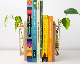 3D Printed Propagation Bookends: Plant Test Tube Holder (Set of 2)
