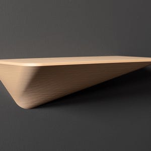Asymmetric Shelf | Modern Floating Wall Shelf | Unique Home Decor |3D Printed Vase Display Shelf | Wall Shelf Catchall | Hosting Decor Gift