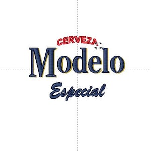 May include: A blue and gold logo with the text "Cerveza Modelo Especial" on a white background.