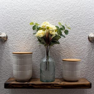 New Handcrafted Easy-to-Install Floating Shelf, Real wood
