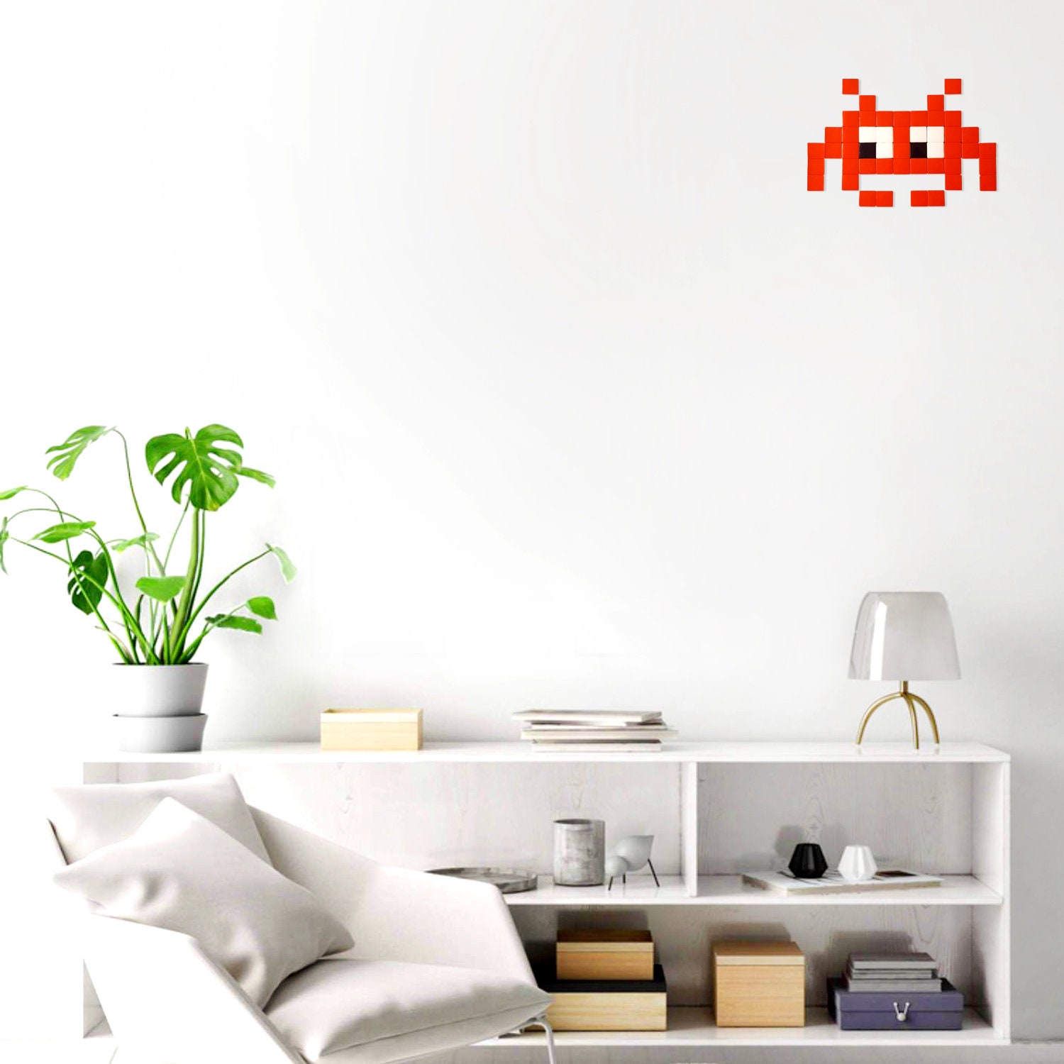 Kit Mosaïque Space Invader – Ampoule Détournée – Idée Cadeau Originale Et Déco Geek