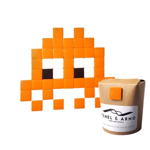Mosaïque outdoor et indoor verres colorés adhésifs SPACE ALIEN orange