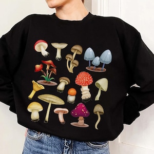 Mushroom Sweatshirt, Mushroom Lover, Best Mushroom Gift Shirt, Cute Mushroom Gift, Unique Mushroom, Mushroom Lover Gift Comfort Colors Shirt