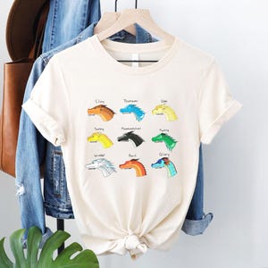 Wings of Fire Dragons Comfort Colors Shirt: Bookish Dragon Art