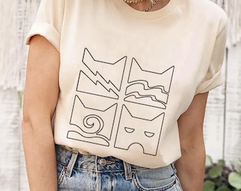 Warriors Cat Clans Comfort Colors Shirt - Erin Hunter Unisex Tee