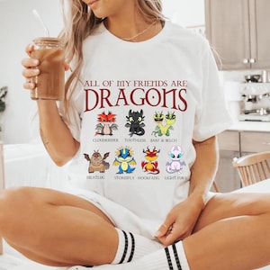 How To Train Your Dragon Shirt: Toothless & Friends Comfort Colors