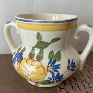 Vaso con doppio manico dipinto a mano Red Wing