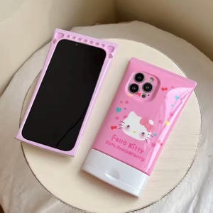 My Melody Hello Kitty iPhone Hülle niedlich weicher Schlauch Stil Kawaii Stoßfest Abdeckung für iphone 16 15 14 13 12 11 Pro max Plus
