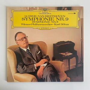 Ludwig Van Beethoven - Symphonie Nr.9 Symphonie Nr.8 - Wiener Philhorminker • Karl Böhm - vinyl - 2 LP record - 1974
