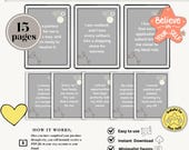 Job Search Motivation Affirmation Card, Positive Affirmation Card, Career Motivation, Interview Prep, Encouragement Gift, Positive Thinking
