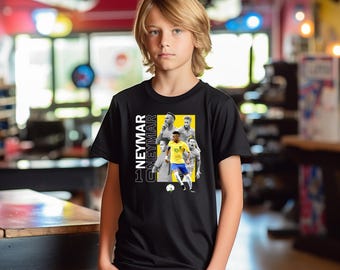 Soccer Graphic Tee, Football Fan Shirt Gift, Number 10 Inspired Jersey Top