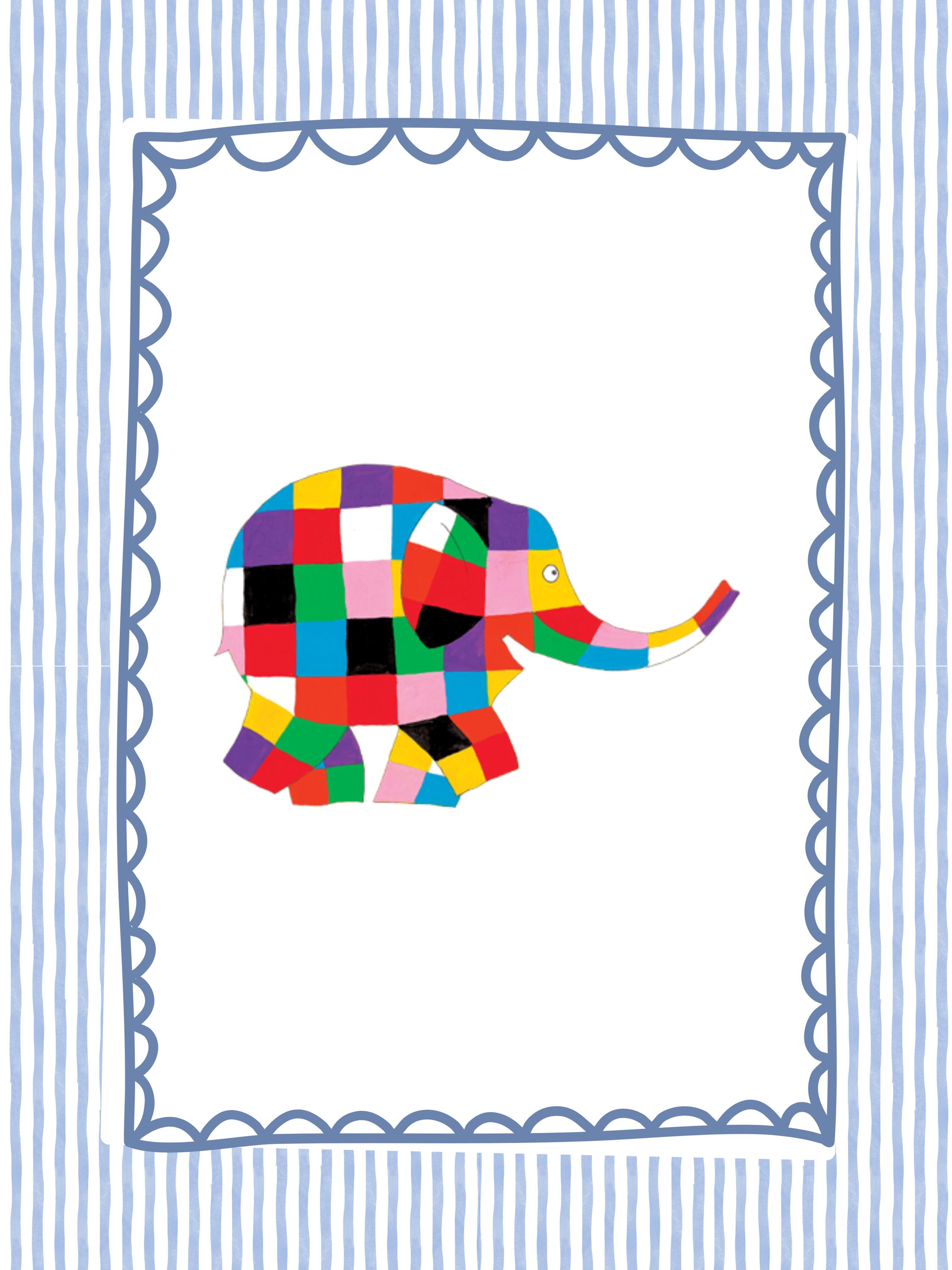 Elmer the patchwork elephant - Etsy 日本