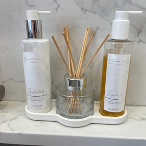 Hand Wash & Diffuser Holder fits 250ml White Company Style Bottles | Bathroom Stand - 20 Colours