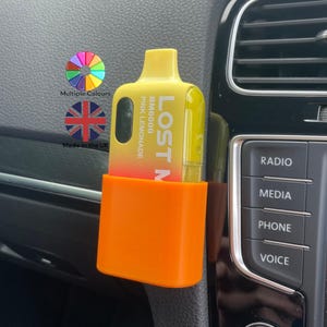 Elf Bar 6000 Car Holder – Includes 3M Tape | 19 Colour Options