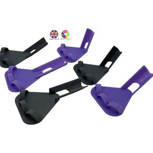 Chicken/Duck Toe Splint Trainer Separator 6 Angled Splints Pack | Splayed Curled Foot Toe Correction Aid Poultry Foot Rehab | Multiple Sizes