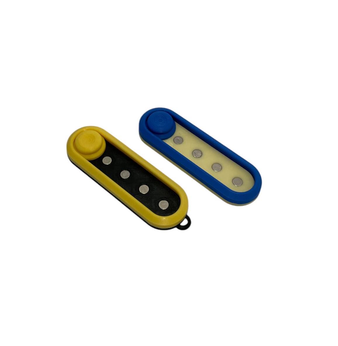 Large Magnetic Fidget Haptic Slider Sensory Toy Customisable 3D Printed ...