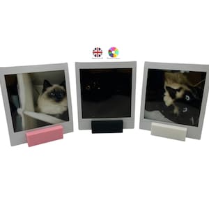 Polaroid Photo Stand 3 Pack | Polaroid Picture Holders | Instax Mini Display | 19 Colours | Gift Idea