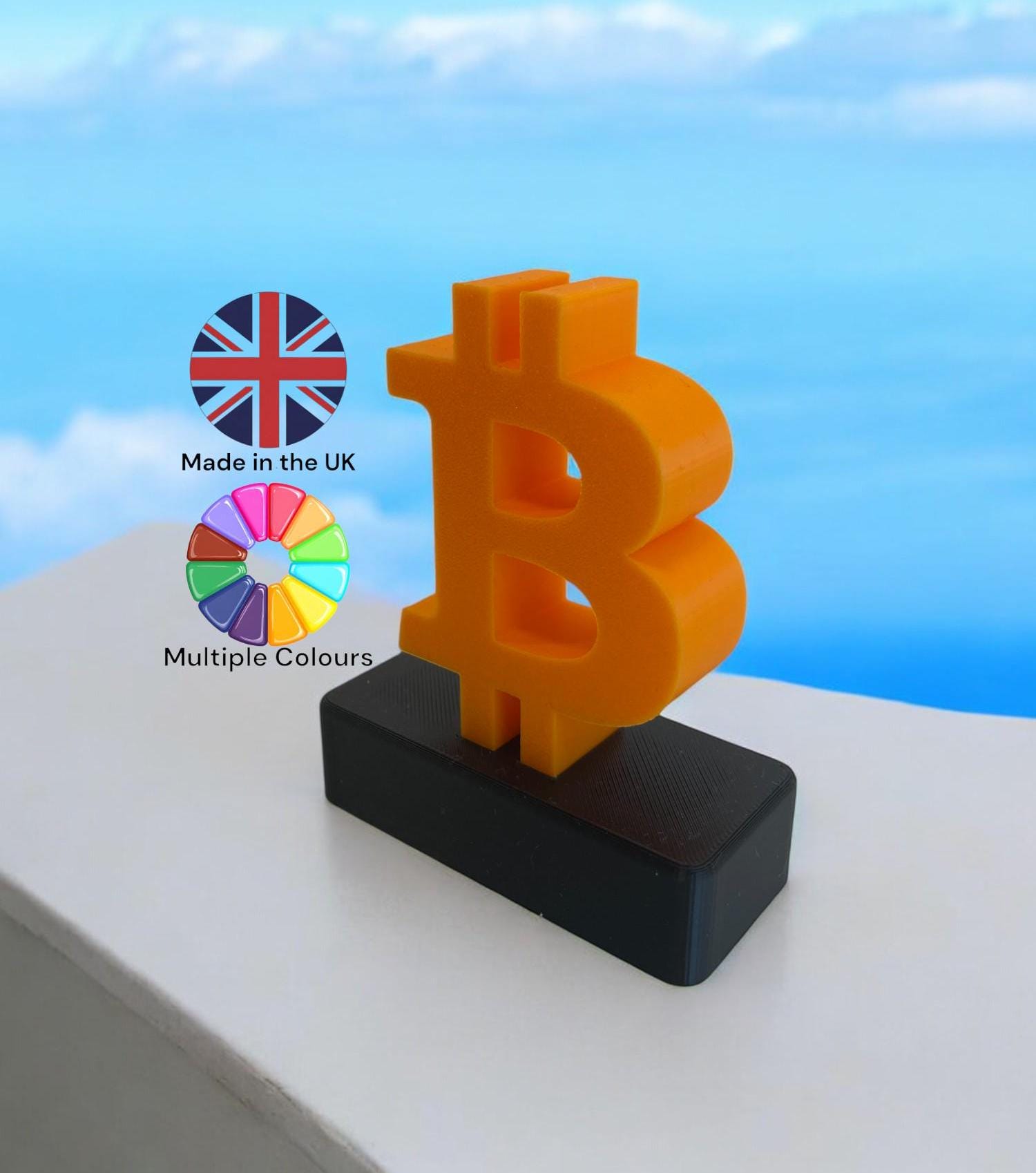 Bitcoin Desk Display - 3D Printed Crypto Desk Toy - Etsy