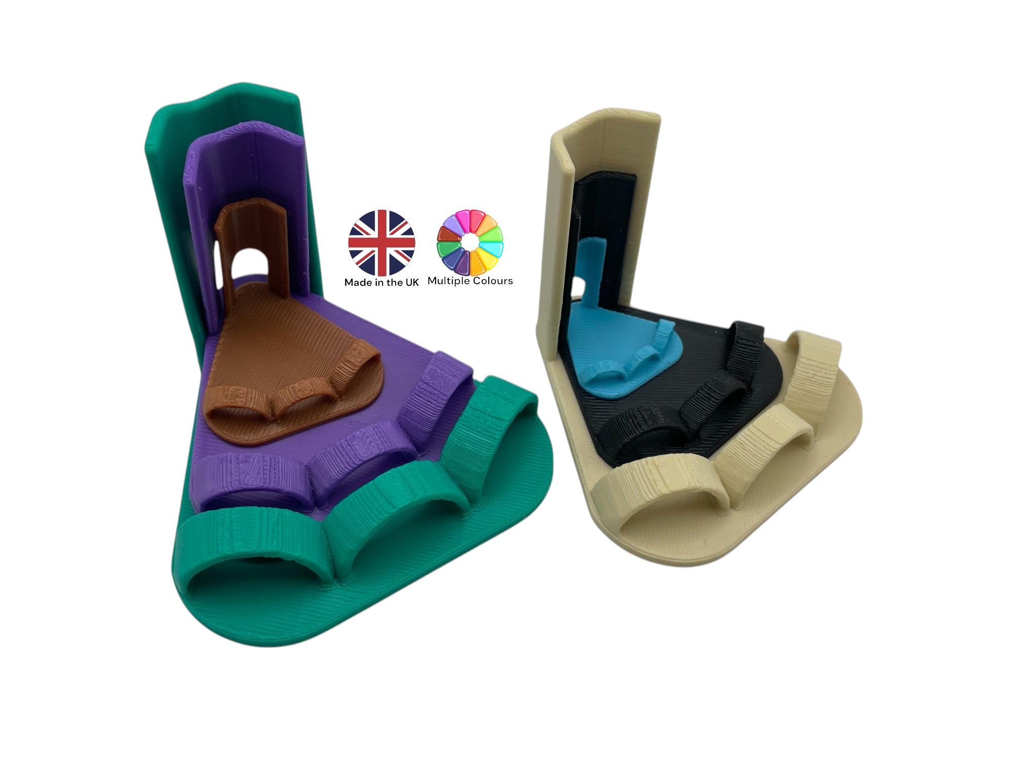 Chicken/Duck Leg Splint Growing Stages with Toe Separator 6 Pack 19 Colours Poultry Leg Brace Foot Support for Injured Birds