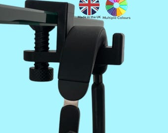 Desk Clamp Headphone Holder - Table organiser Headphones hanger attachment mount | 19 Colours | 3D-Printed