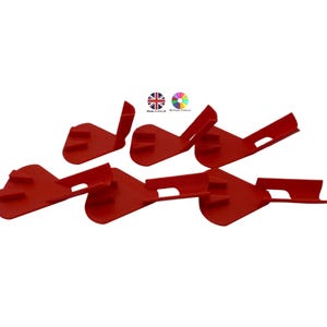 Chicken/Duck Toe Splint Trainer Spacer | 6 Angled Splints Pack | Splayed Curled Foot Toe Correction Aid Poultry Foot Rehab | Multiple Sizes