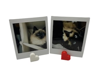 40 Supporti Per Biglietti 30,5 Cm – Segnaposto Per Matrimonio E Feste (Forma Rotonda E Cuore) - 2