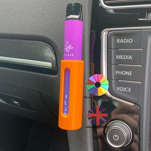 Elf Bar Car Holder – Includes 3M Tape | 19 Colour Options