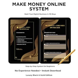 Make Money Online System PDF – Digital Business Starter Kit – Passive Income for Beginners – Instant Download